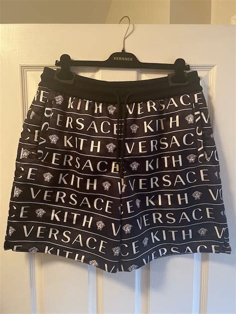 versace kith shorts price|Versace x kith.